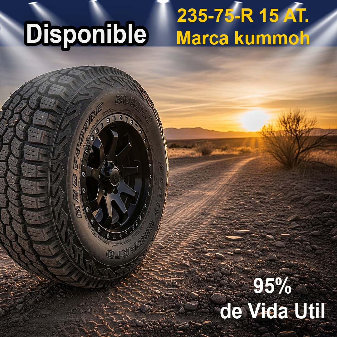 Neumático Kumho Todo Terreno (AT) - 235/75 R15