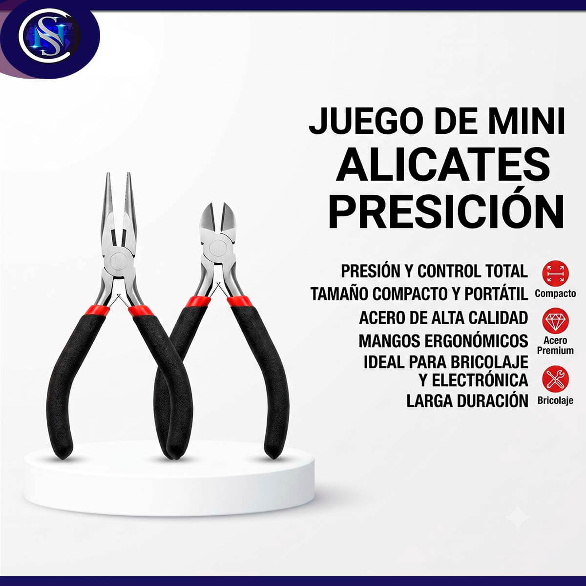 Juego de Mini Alicates de Precisión Multiuso